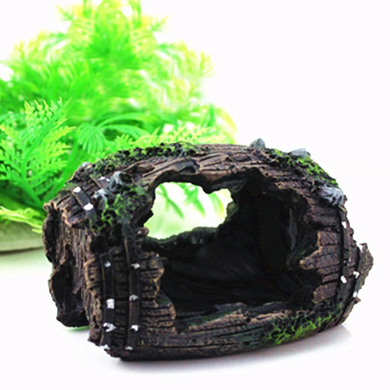 Barrel Cave Aquarium Decoration