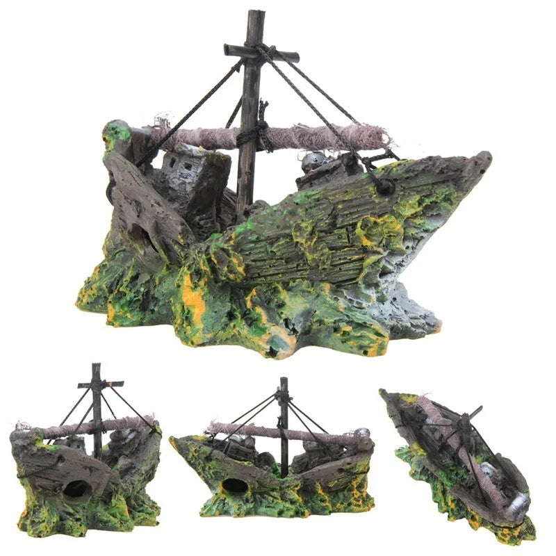 Pirate Ship Aquarium Decoration